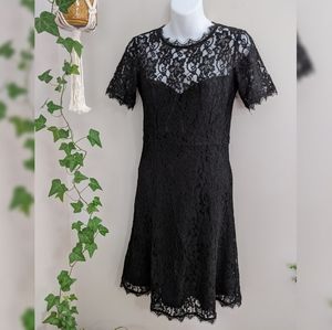 Aritzia BABATON Black Lace Dress